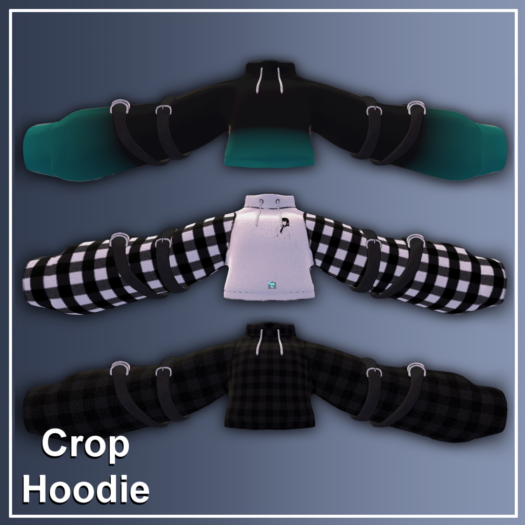 Chalo 🐈 Crop Hoodie🐾【シャロくん用】