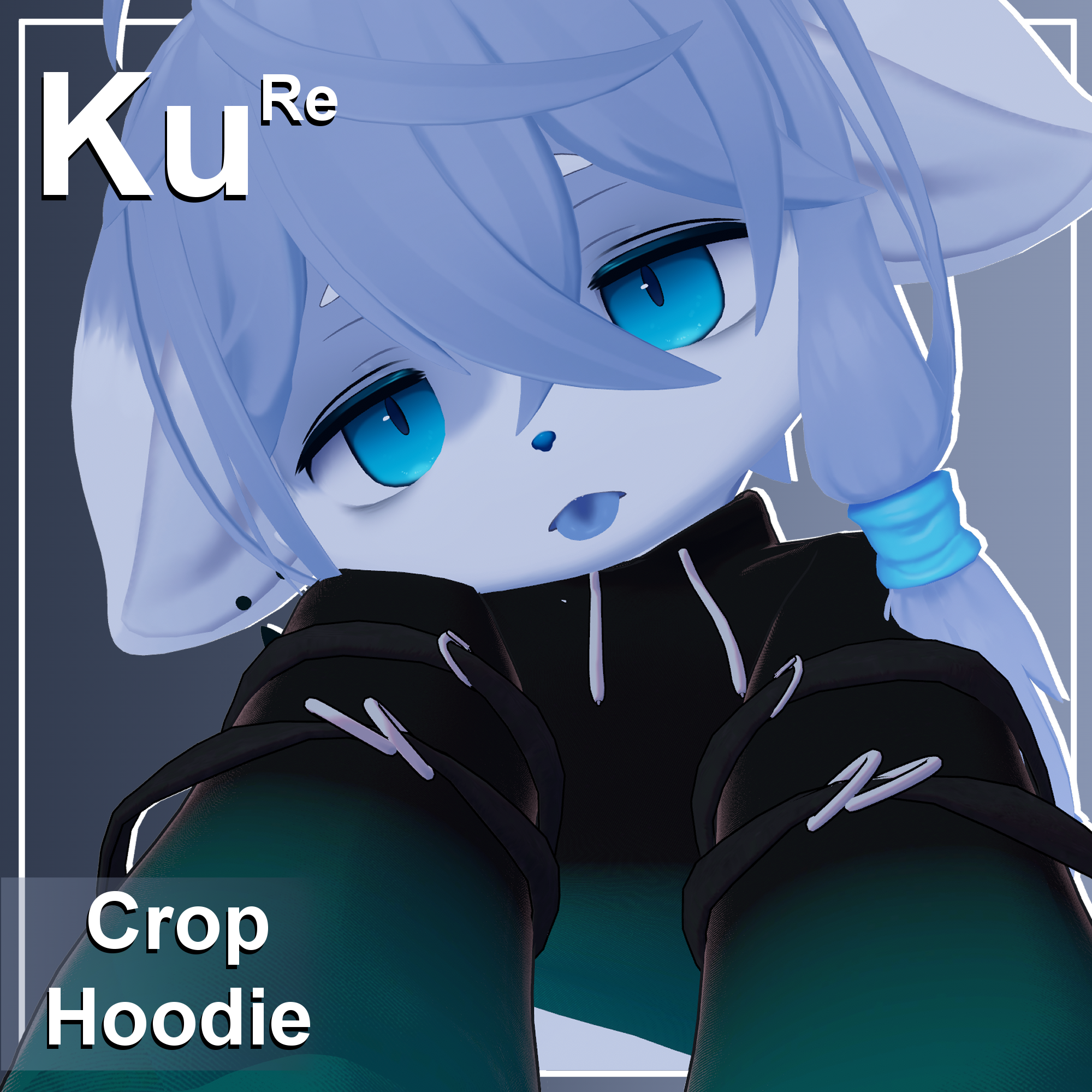 【KU Re】🐾 Crop Hoodie❤️