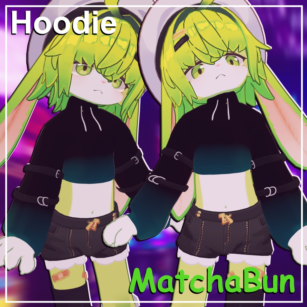 🐇Hoodie🐰【MatchaBun/ マッチャブン】