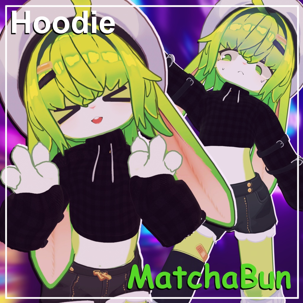🐇Hoodie🐰【MatchaBun/ マッチャブン】
