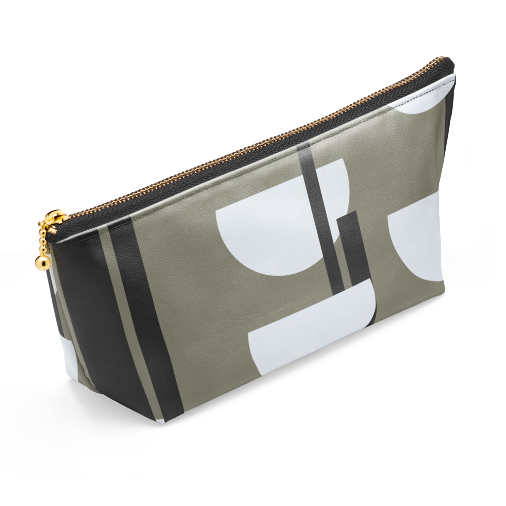 台湾特有種ヤマムスメ柄 ポーチ(緑)