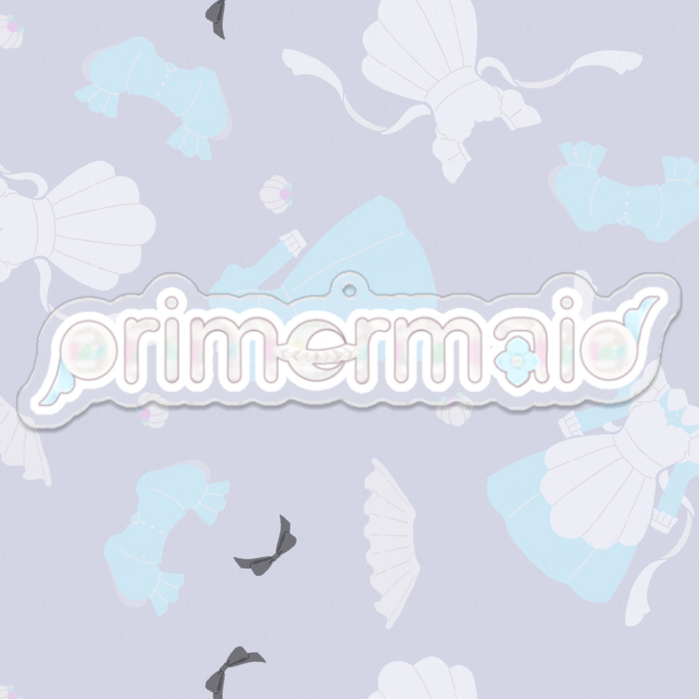 アクリルキーホルダー(primermaid ロゴ)