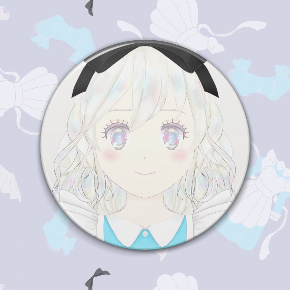 缶バッジ(エプロンドレス)