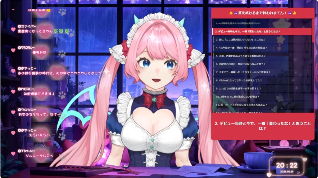 【期間限定0円】VTuber Q&A Board - 質問耐久・雑談配信ツール【カスタム機能付】