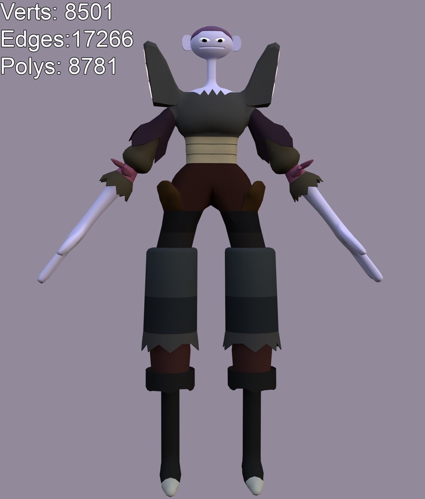 3Dモデル Trudy