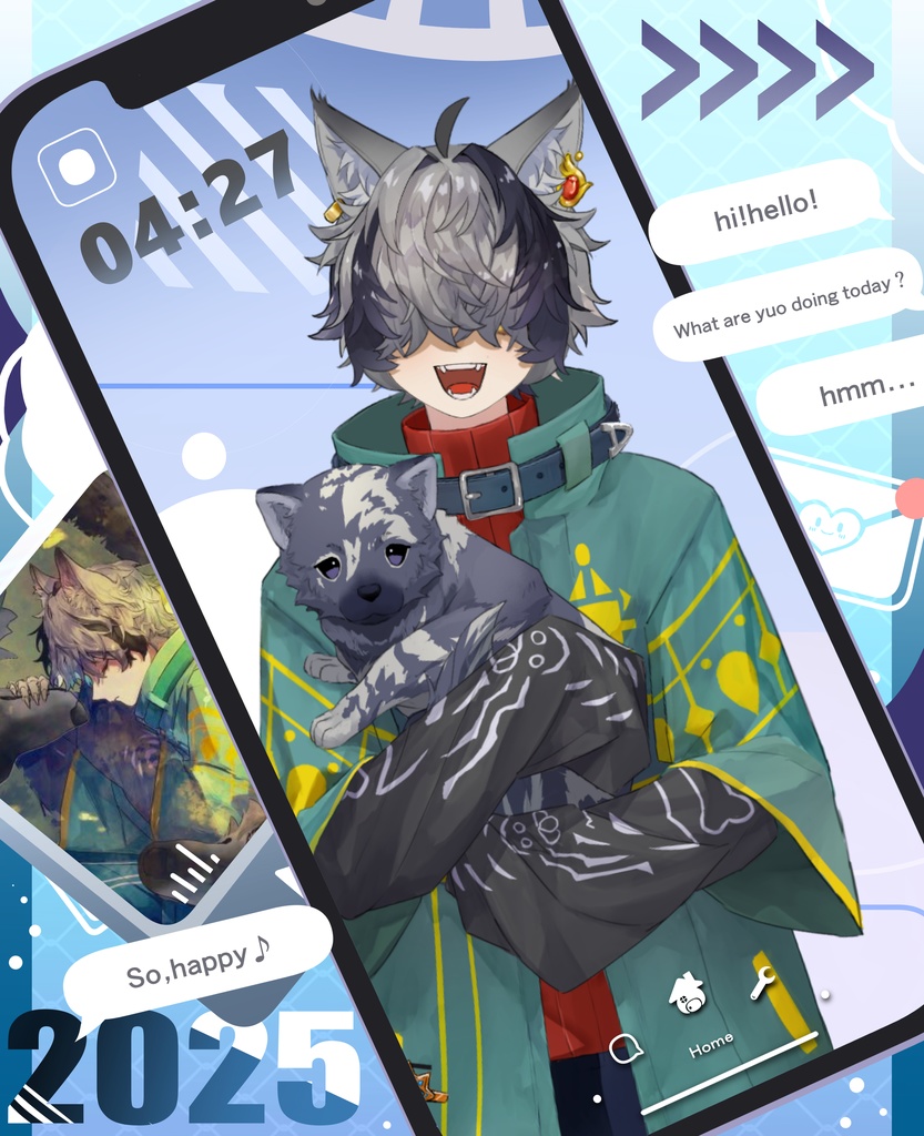 【素材】スマホ風SNSサムネイル