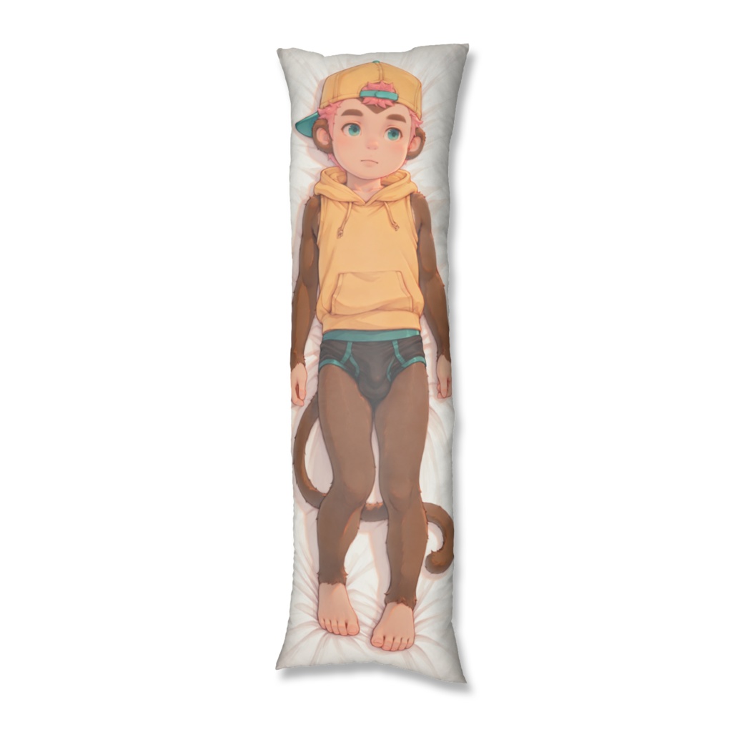 Momo, the Monkey - Body Pillow Cover