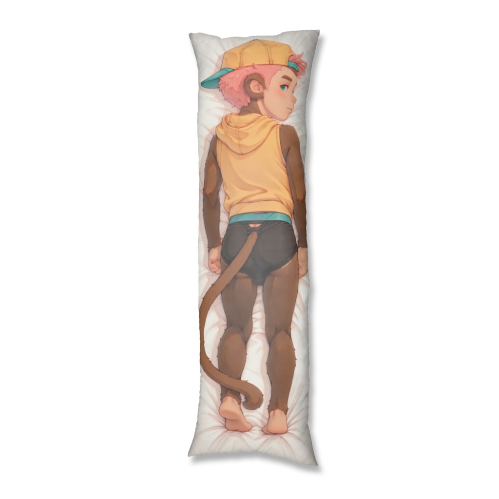 Momo, the Monkey - Body Pillow Cover