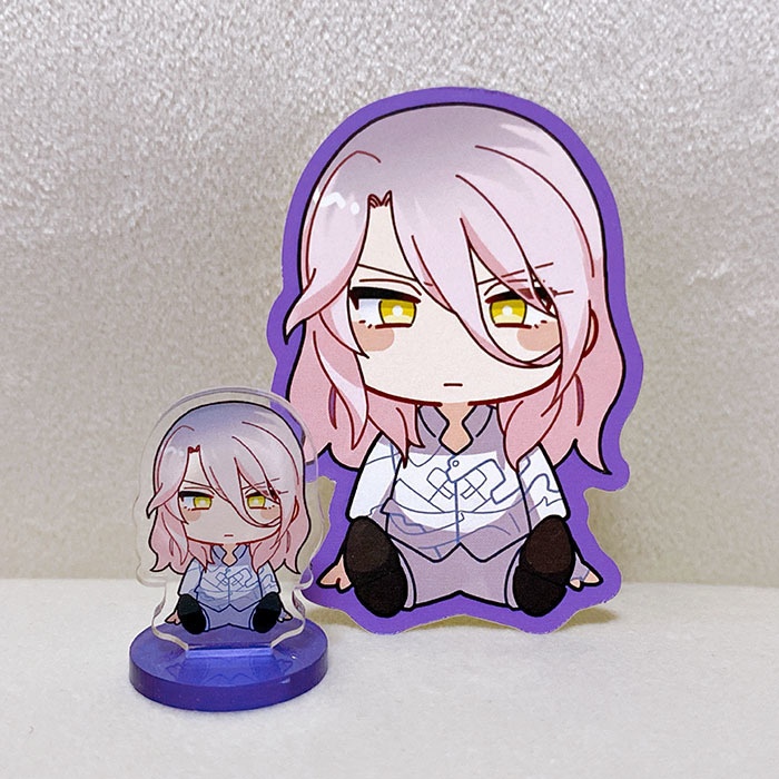 お座りポーズミニアクスタ(シール付) 桐久 庵士