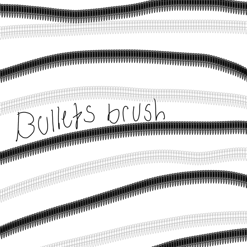 Bullet Brushes ibisPaint - ibisPaint用弾丸ブラシ
