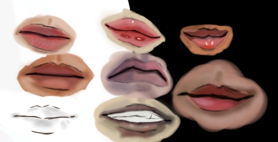 References • Mouth, torso, eyes, Hair