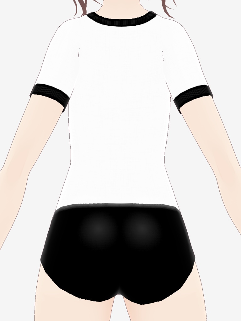 【黒色】ブルマ&体操服セット【ワン玉ブランド】※修正済み