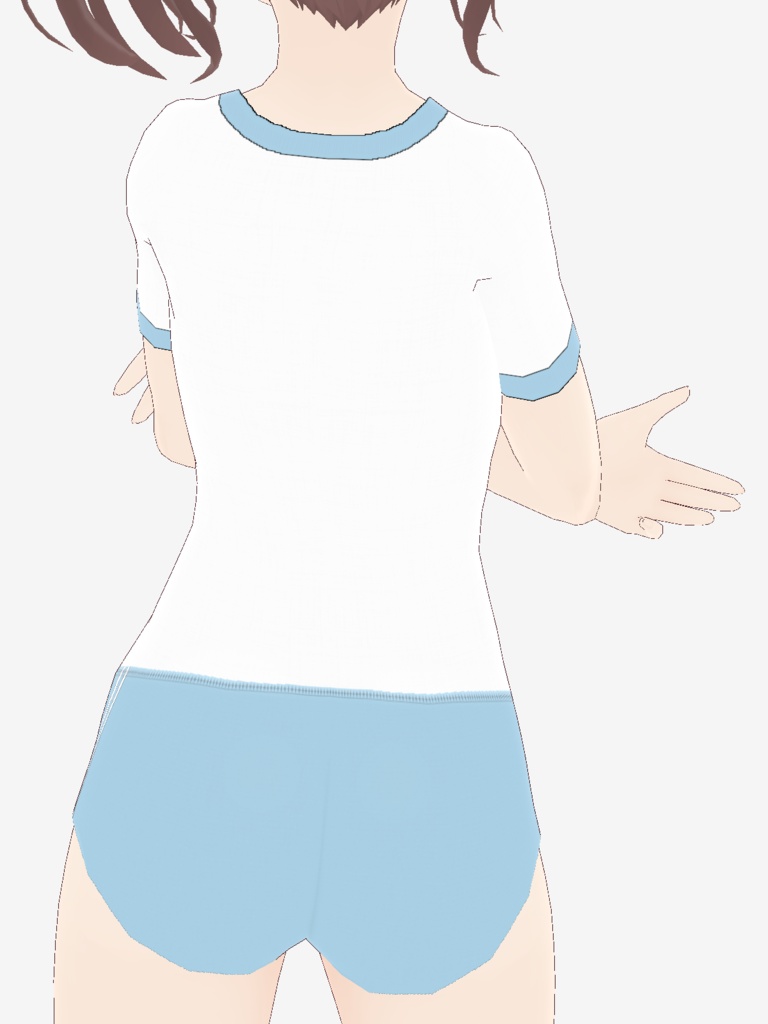 【青色】ブルマ&体操服セット【ワン玉ブランド】※修正済み