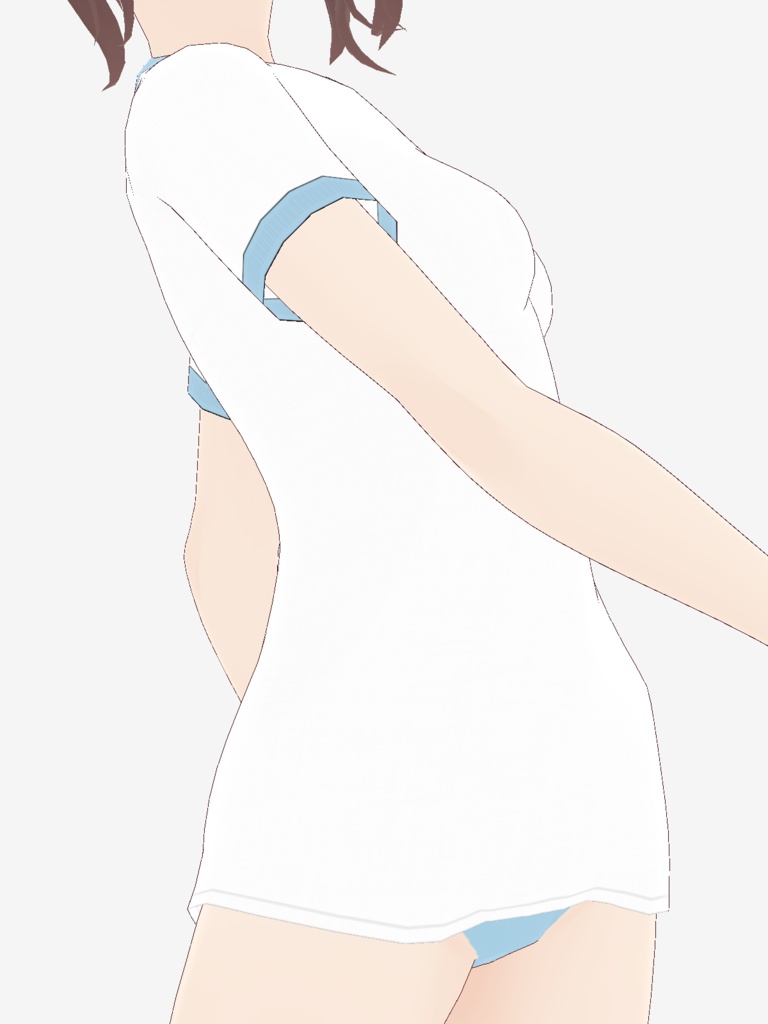 【青色】ブルマ&体操服セット【ワン玉ブランド】※修正済み