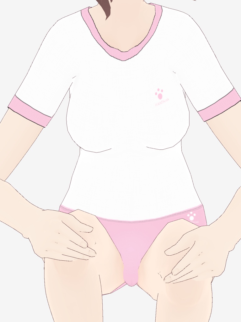 【桃色】ブルマ&体操服セット【ワン玉ブランド】※修正済み