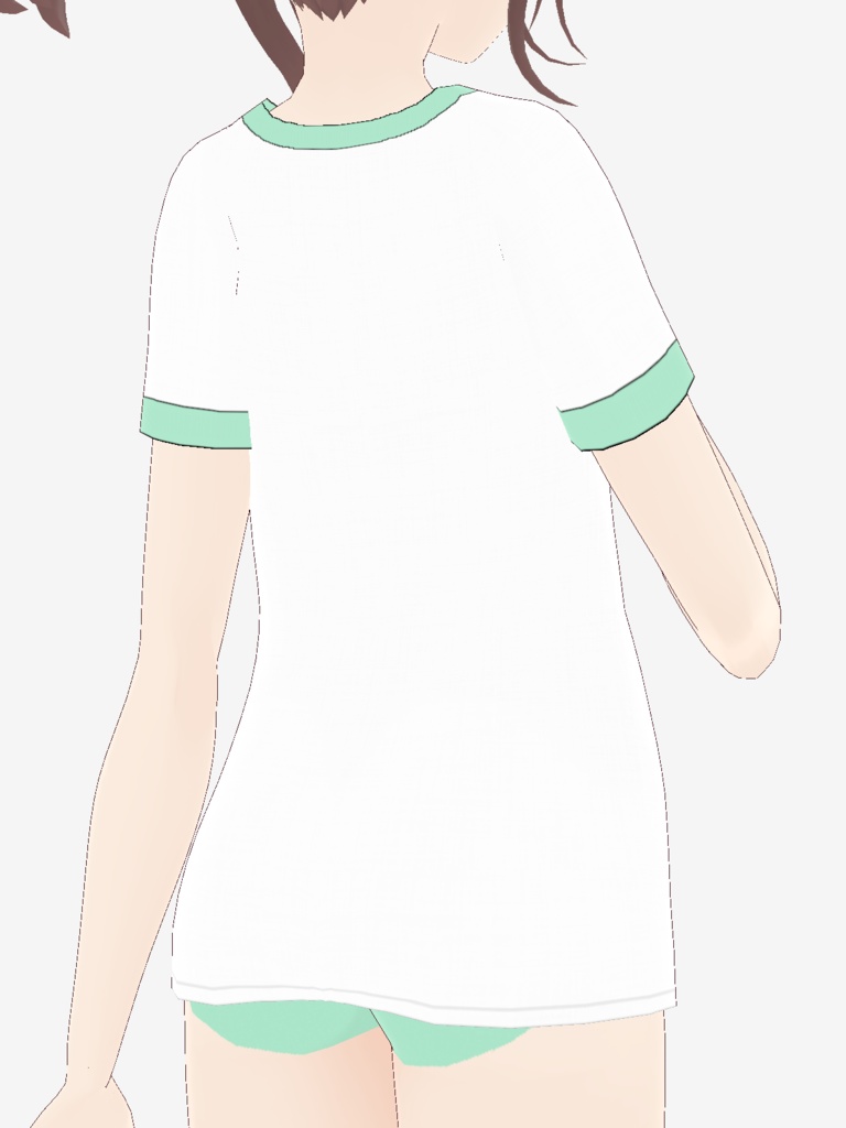 【緑色】ブルマ&体操服セット【ワン玉ブランド】※修正済み