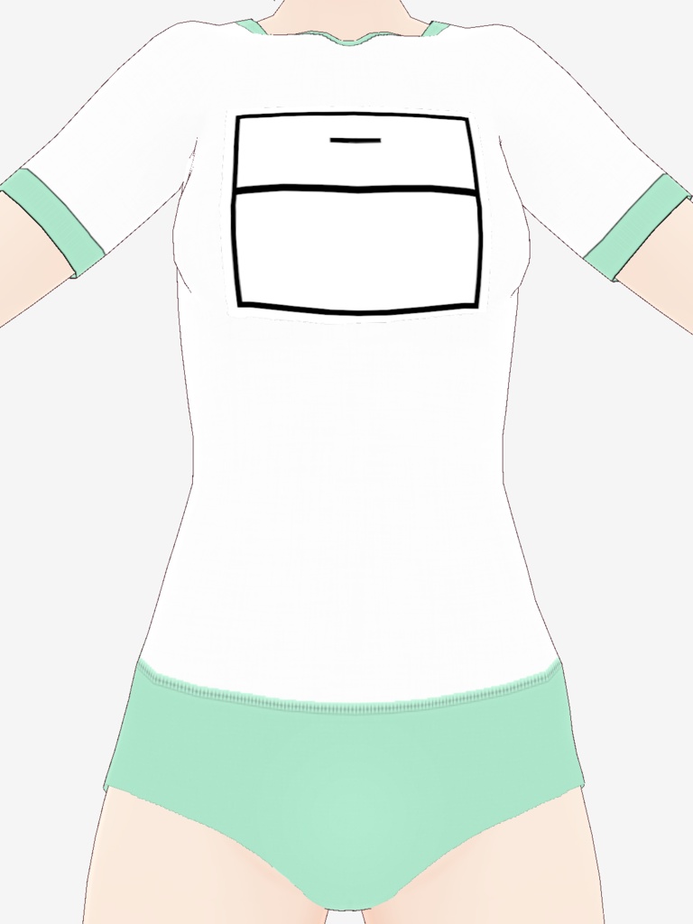 【学年色セット】ブルマ&体操服&ゼッケン【ノーブランド】※修正済み