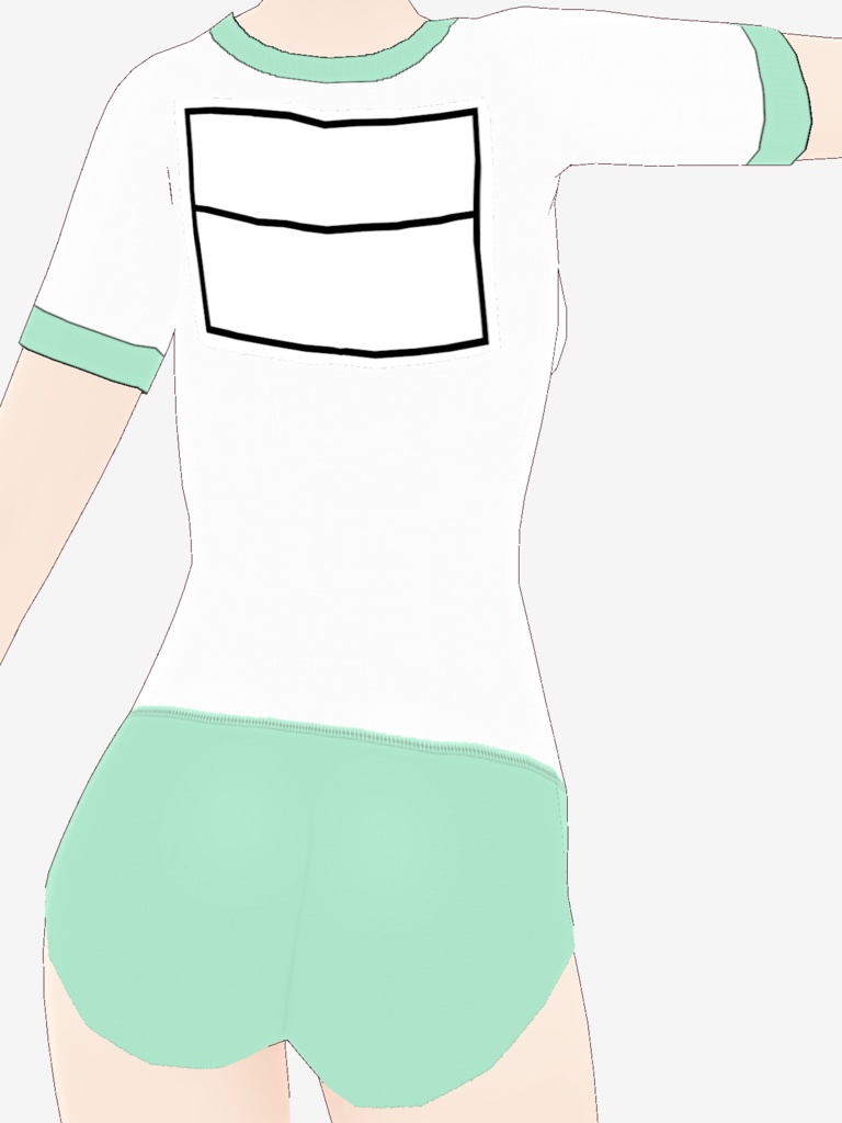 【学年色セット】ブルマ&体操服&ゼッケン【ノーブランド】※修正済み