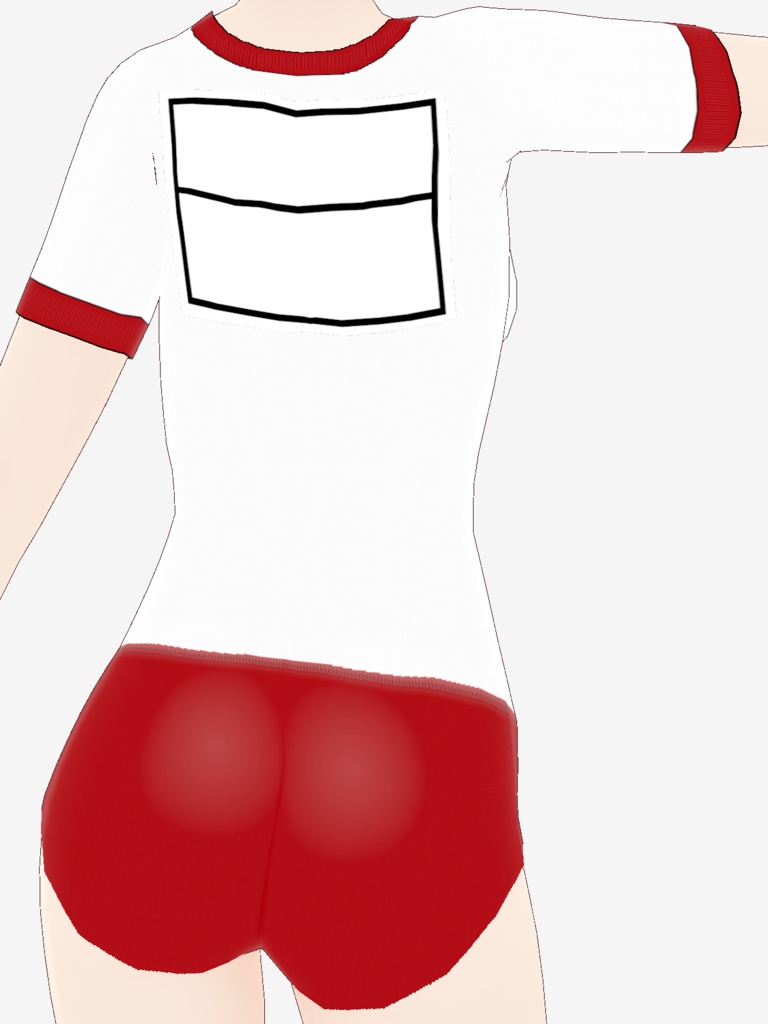 【学年色セット】ブルマ&体操服&ゼッケン【ノーブランド】※修正済み