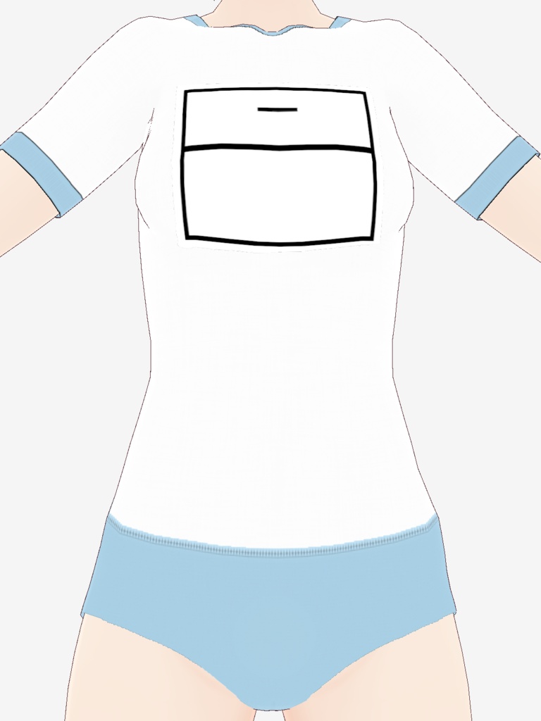 【学年色セット】ブルマ&体操服&ゼッケン【ノーブランド】※修正済み