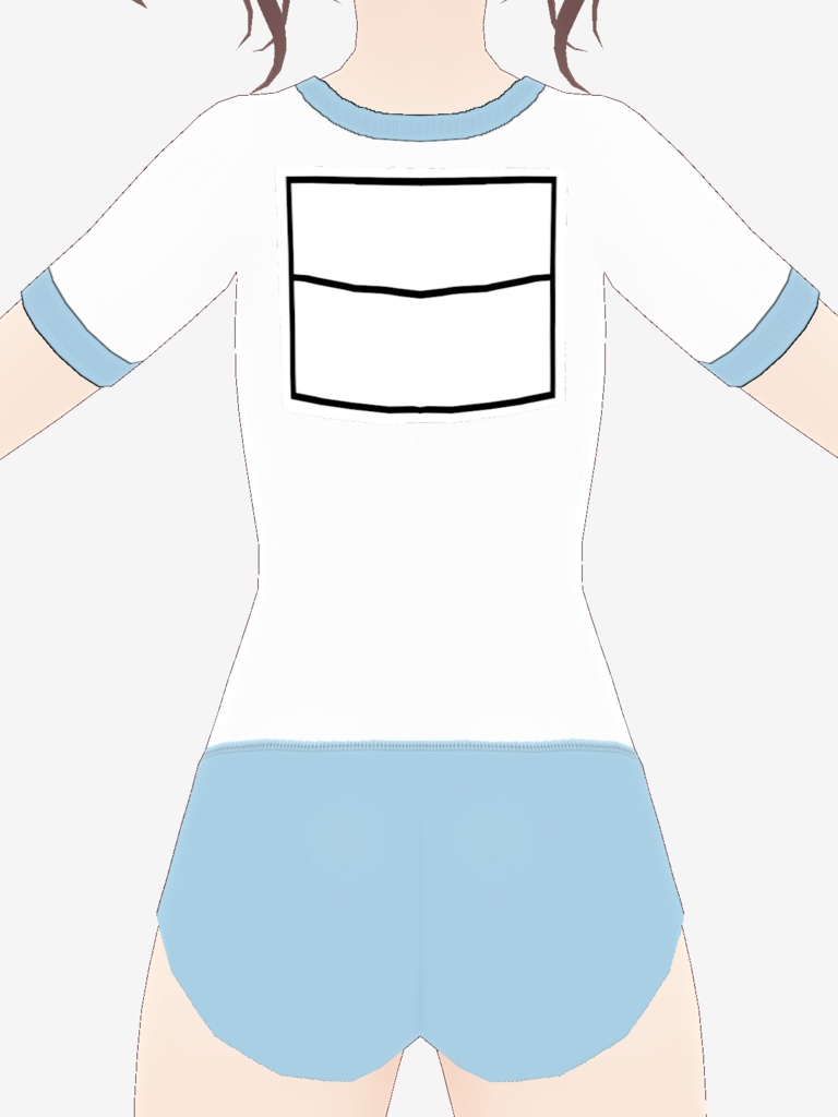 【ワン玉ブランド】ゼッケン&体操服セット【運動2色(青・桃)】※修正済み