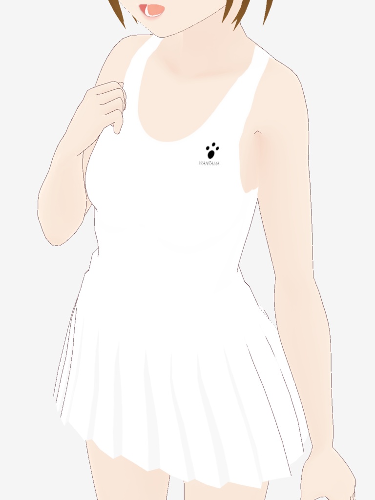 【ワン玉ブランド】ネオスクール水着4色【ひらひらスカートタイプ】