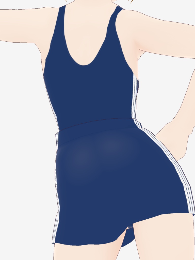 【ワン玉ブランド】ネオスクール水着4色【ぴっちりスカートタイプ】