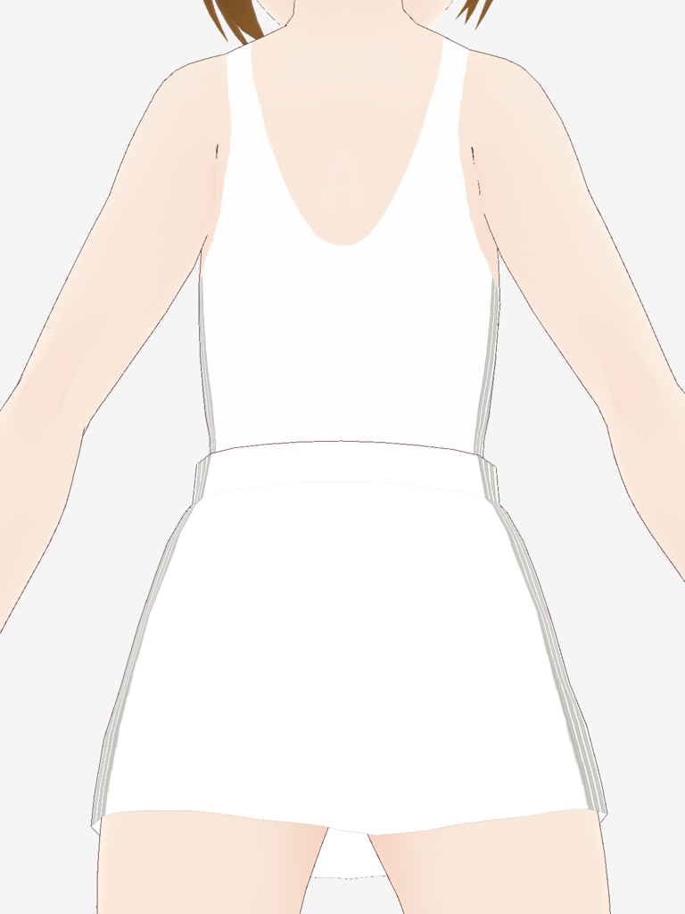 【ワン玉ブランド】ネオスクール水着4色【ぴっちりスカートタイプ】