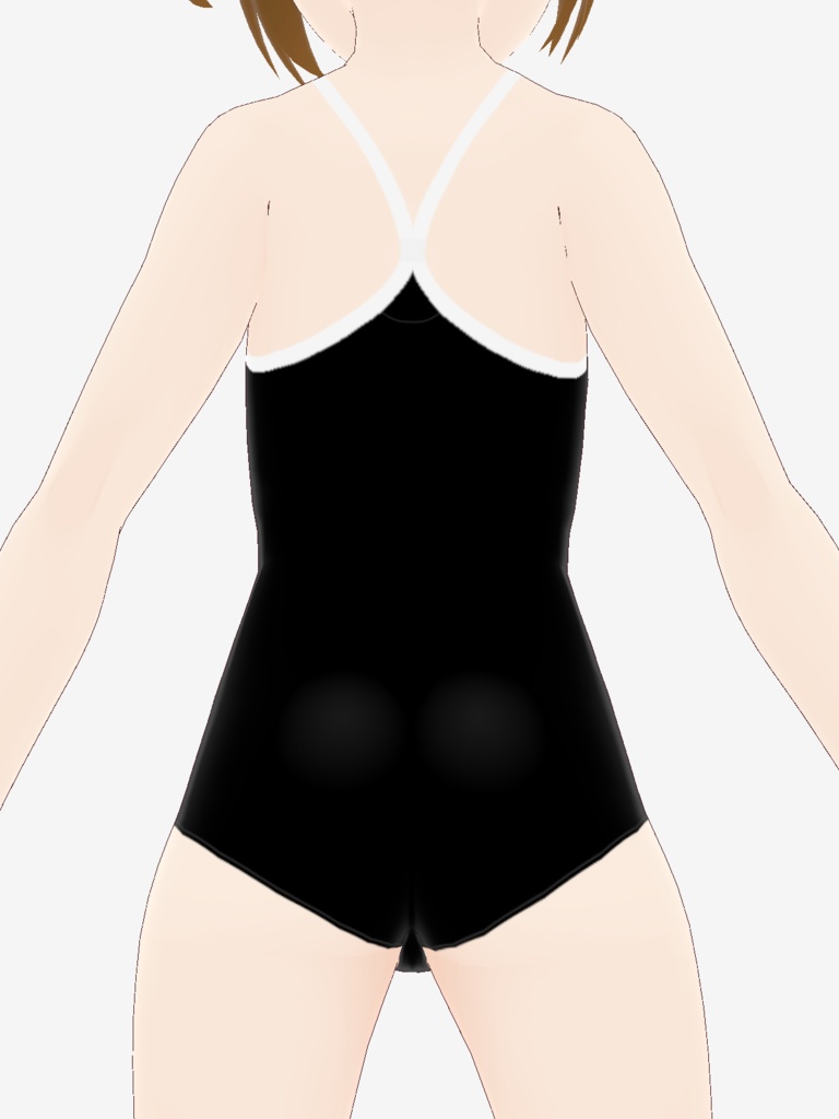 【黒色】スクール水着4種類【ワン玉ブランド】