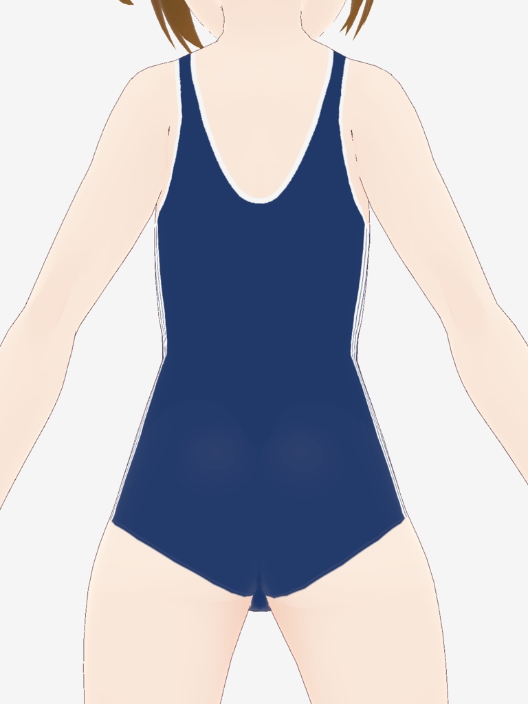 【紺色】スクール水着4種類【ワン玉ブランド】