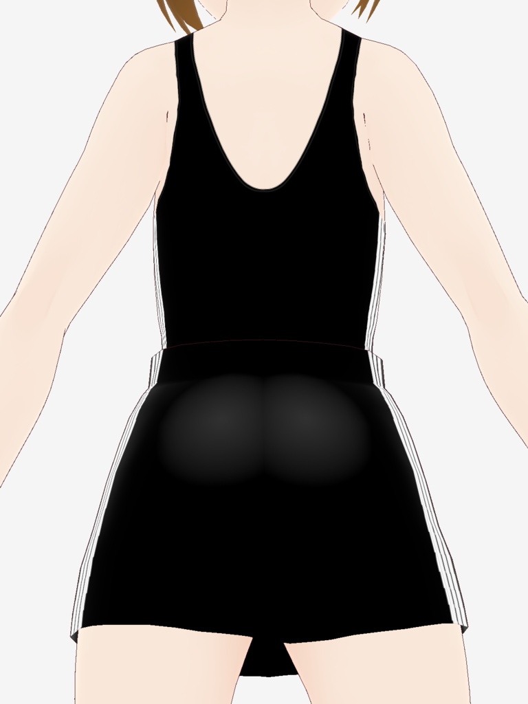 【現生2色】スクール水着ぴっちりスカートタイプ【ワン玉ブランド】