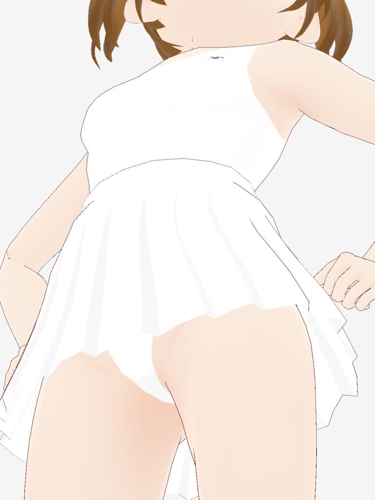 【幻想2色】スクール水着ひらひらスカートタイプ【ワン玉ブランド】