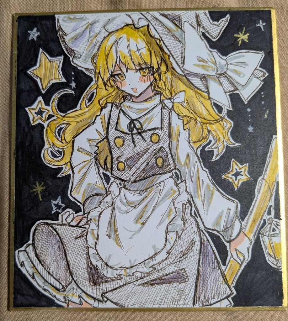 東方Project 霧雨魔理沙 小色紙