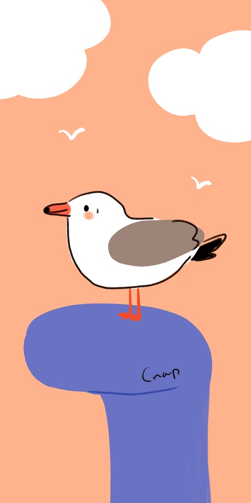 壁紙 ゆりかもめ チナップアニマルマート Booth