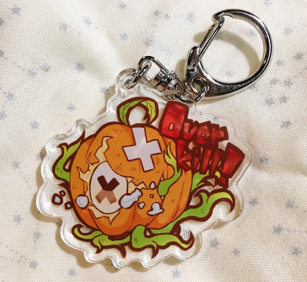 かぼちゃゲイザーアクリルキーホルダー