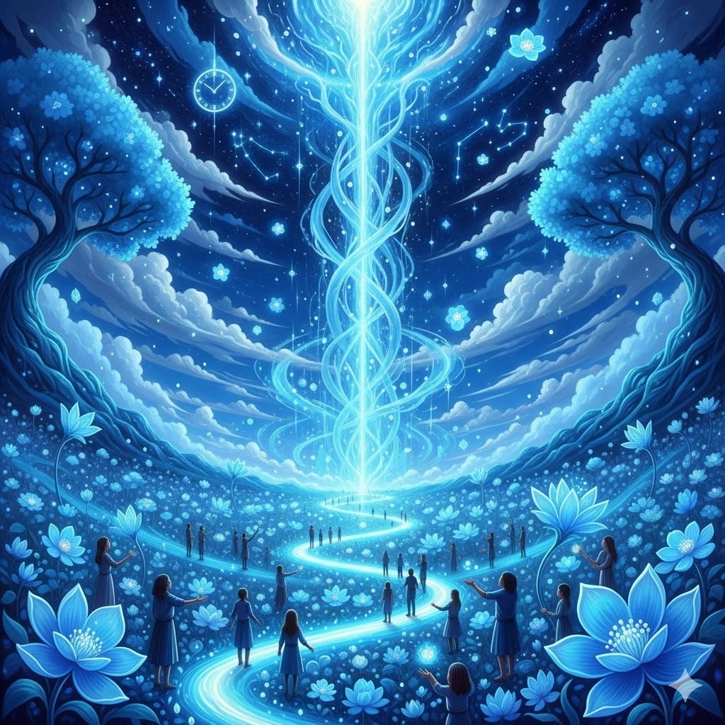 青と白の時代ー空は高くまぶいの空ー