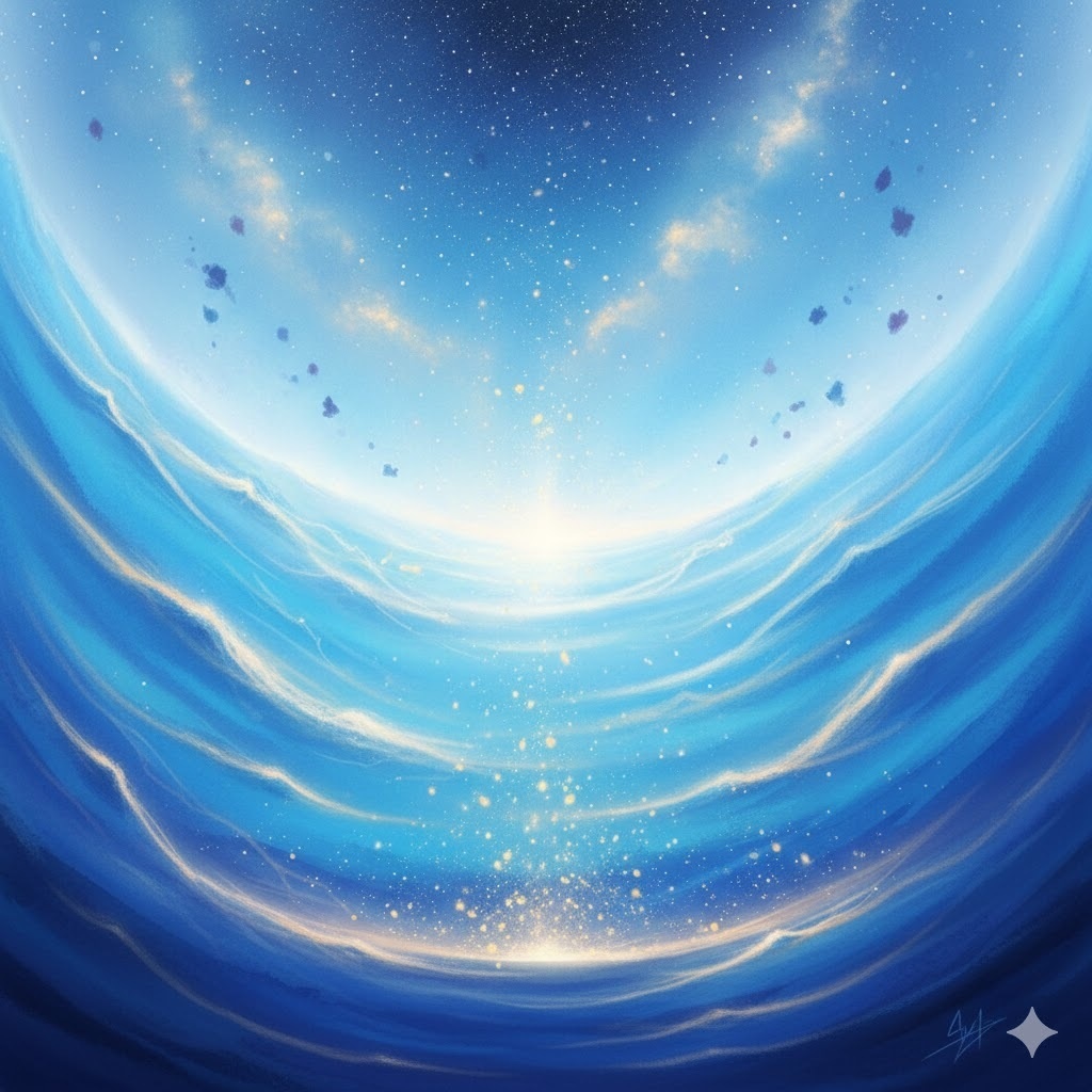 まぶいの青のグラデーション