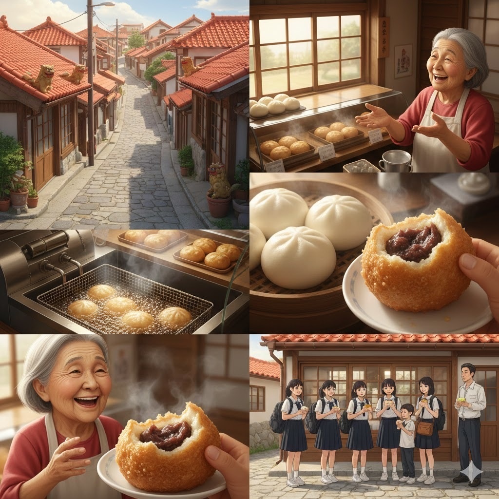 128【首里の「のー」饅頭】