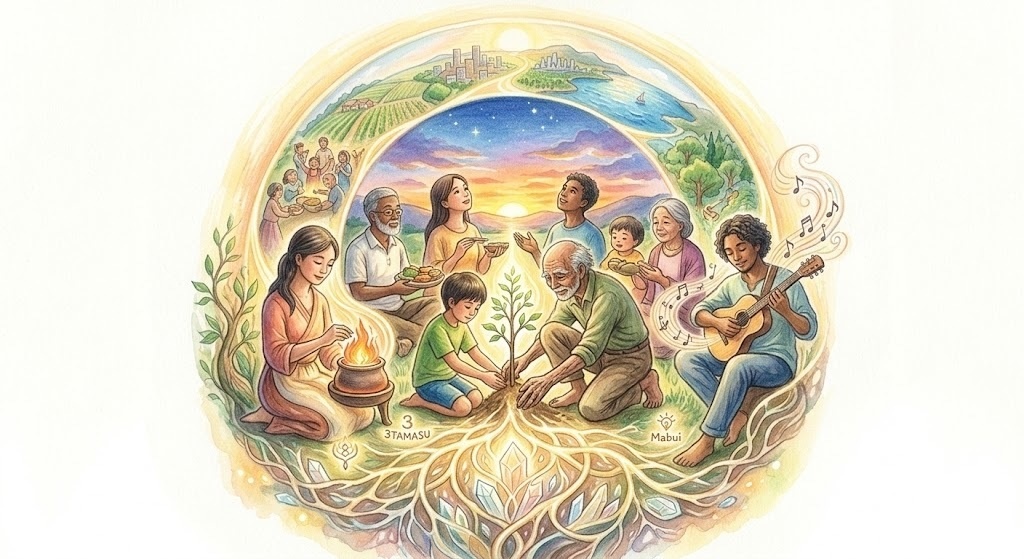 132「生まれ地自分のはたらき」３TAMASU（みたますう）