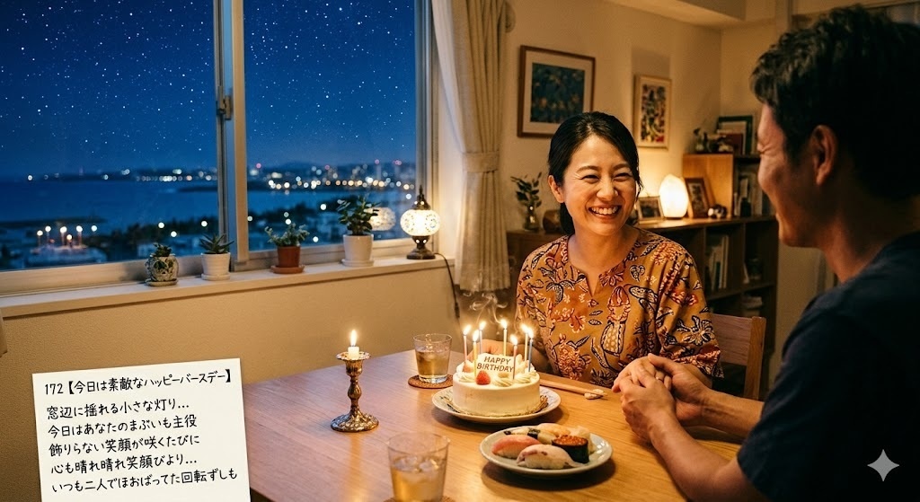 173「今日は素敵なハッピーバースデー」