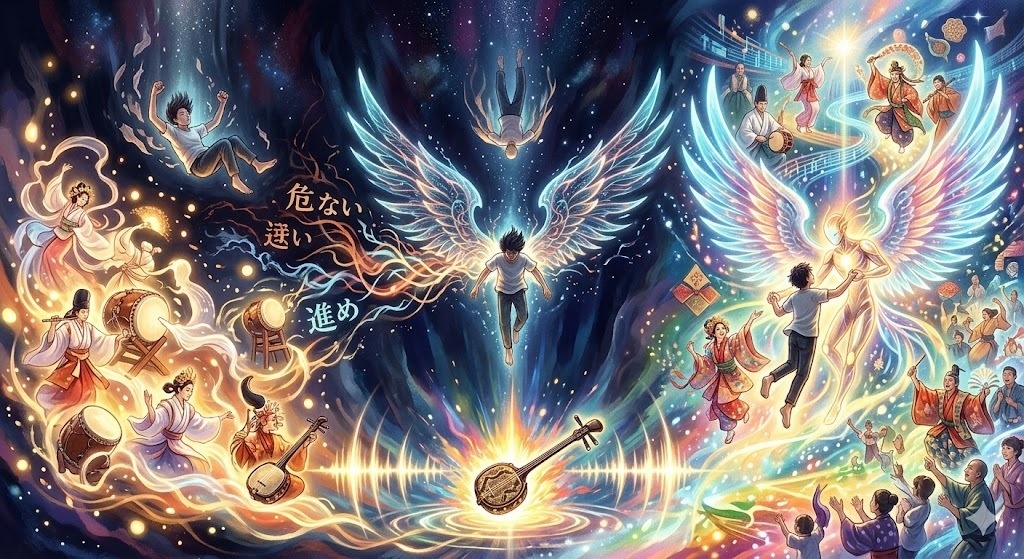 詩編：183【落ちたあとに、神楽が始まる】