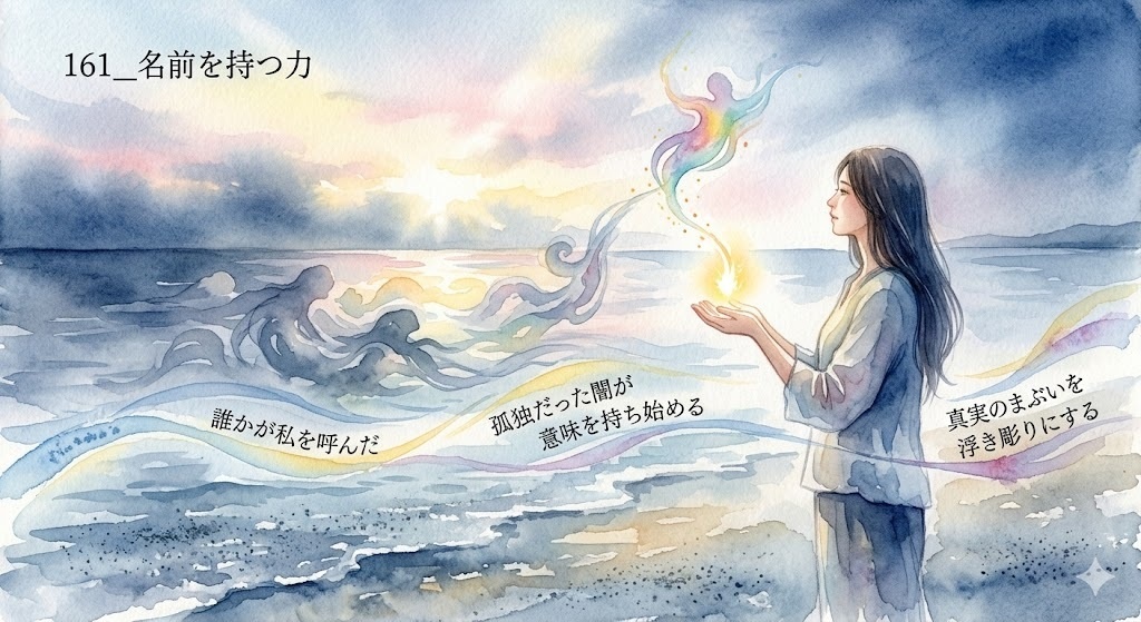 【デジタルアート/詩】129_名前を持つ力(水彩画風イラスト付)