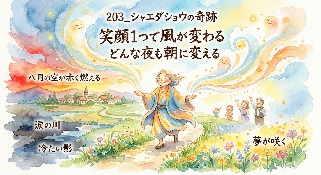 # 【詩・イラスト】203_シャエダショウの奇跡