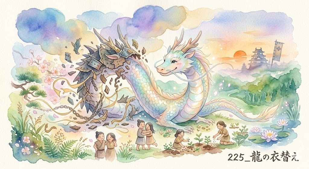 【デジタル作品/音源】225_龍の衣替え 〜「ただしい」から「縄しい」へ。新時代を開く魂の詩〜