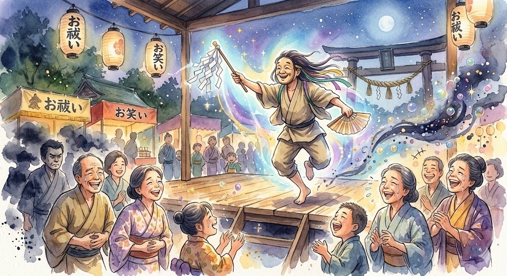 【オリジナル詩 / 楽曲】243_お祓いの極意 〜笑いで世界を清めた伝説〜