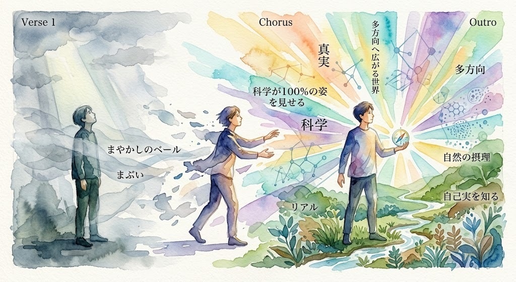 【オリジナル曲/詩】240_まやかしのベールを超えて（デジタルコンテンツ）