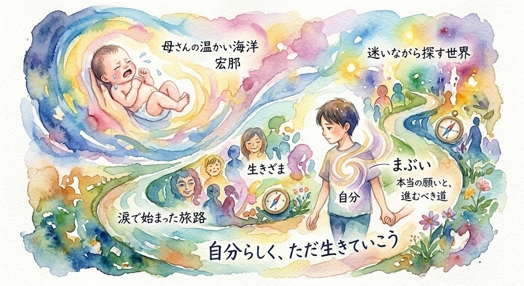 【オリジナル詩/楽曲】247_生まれるとき泣く意味 〜感情のままに、まぶいのままに〜