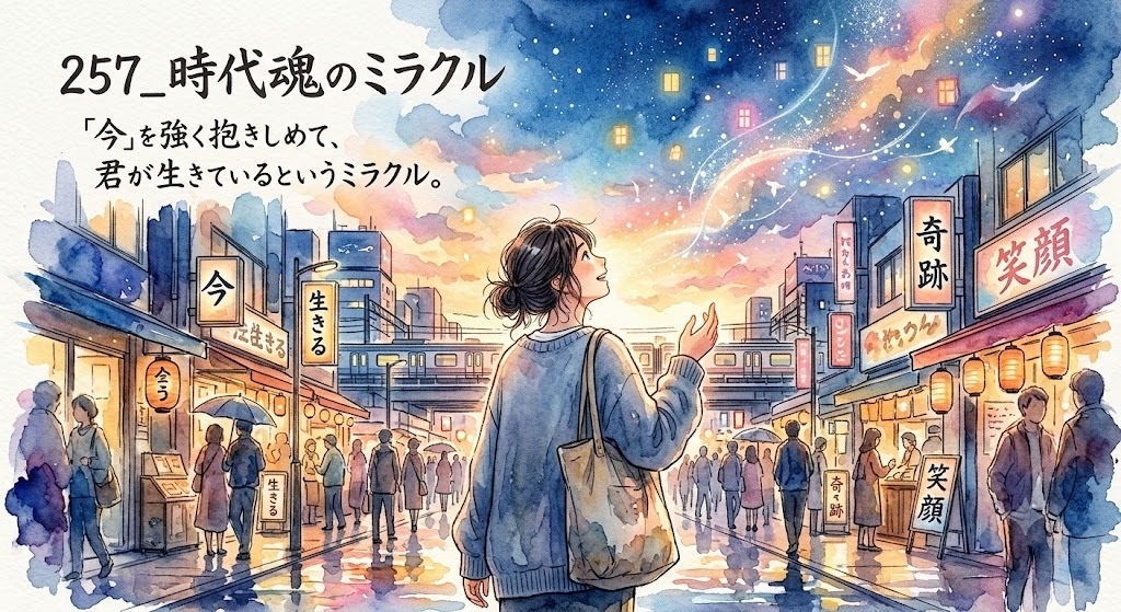 【オリジナル詩・デジタルコンテンツ】257_時代魂のミラクル