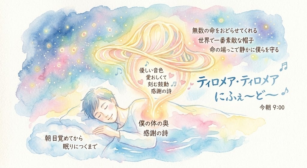283_世界で一番 素敵な帽子 〜命を紡ぐティロメアへの賛歌〜