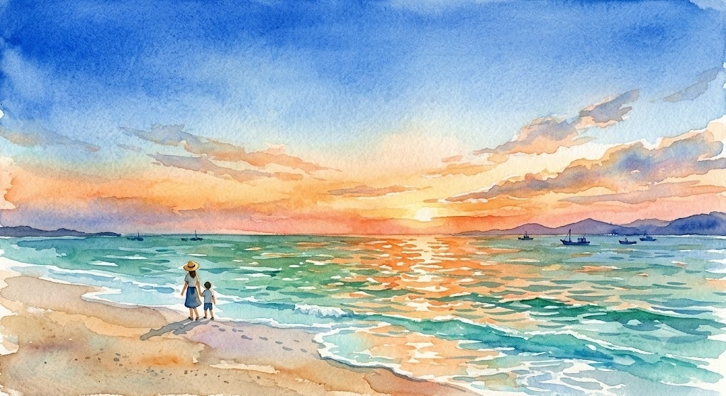 012-夏の夕暮れ